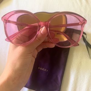 GUCCI PINK SUNGLASSES